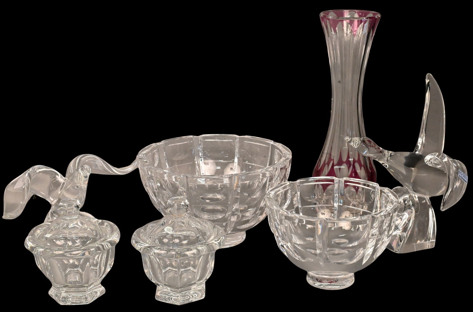 Seven Piece Group of Glass (1 of 6)