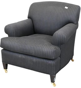 George Smith Style Upholstered Club Chair