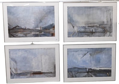 Set of Four Robert Harding (British B.1954) Framed Landscapes