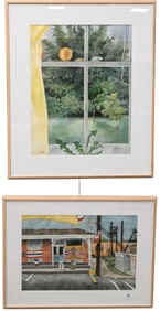 Two: Ellen Jean Lanyon (American 1926-2013)