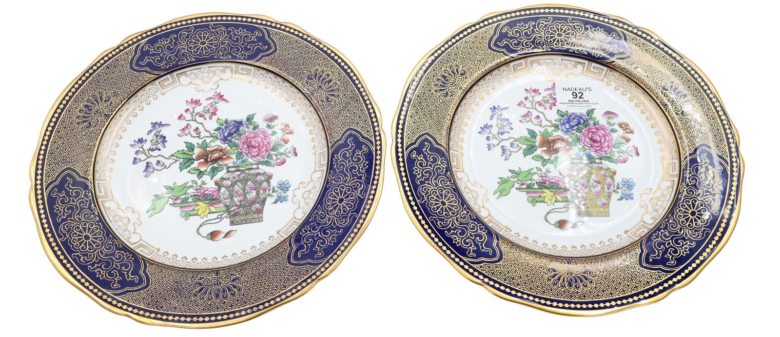 Set of Eight Spode Copeland Tiffany and Company Plates (1 of 4)