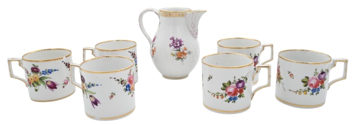 13 Piece Lot of KPM Porcelain