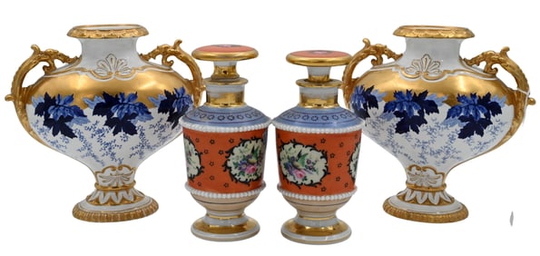 Four Piece Porcelain Group