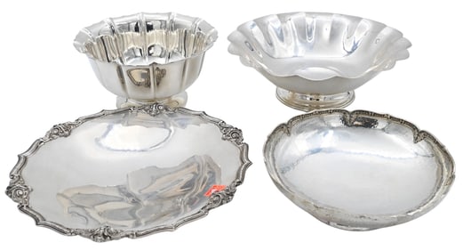 Four Piece Sterling Silver Bowl Group