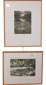 Four Framed Contemporary Landscapes
