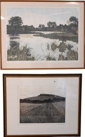 Five Framed Contemporary Landscapes
