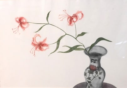 Still Life of Flower in Vase