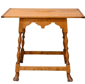 D.R. Dimes Tiger Maple Tavern Table