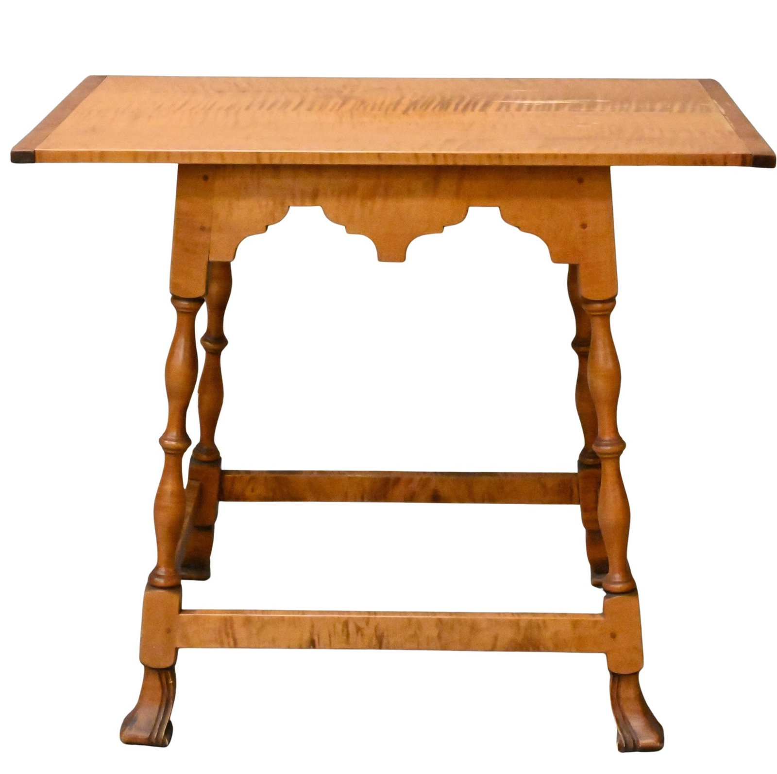 D.R. Dimes Tiger Maple Tavern Table (1 of 4)