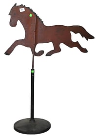American Folk Art Painted Horse Weathervane