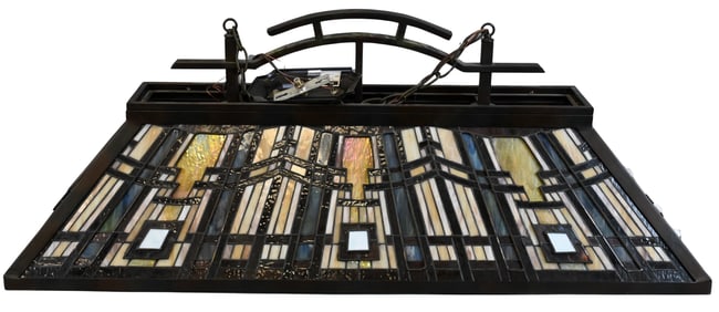 Stained Glass Pool Table Light