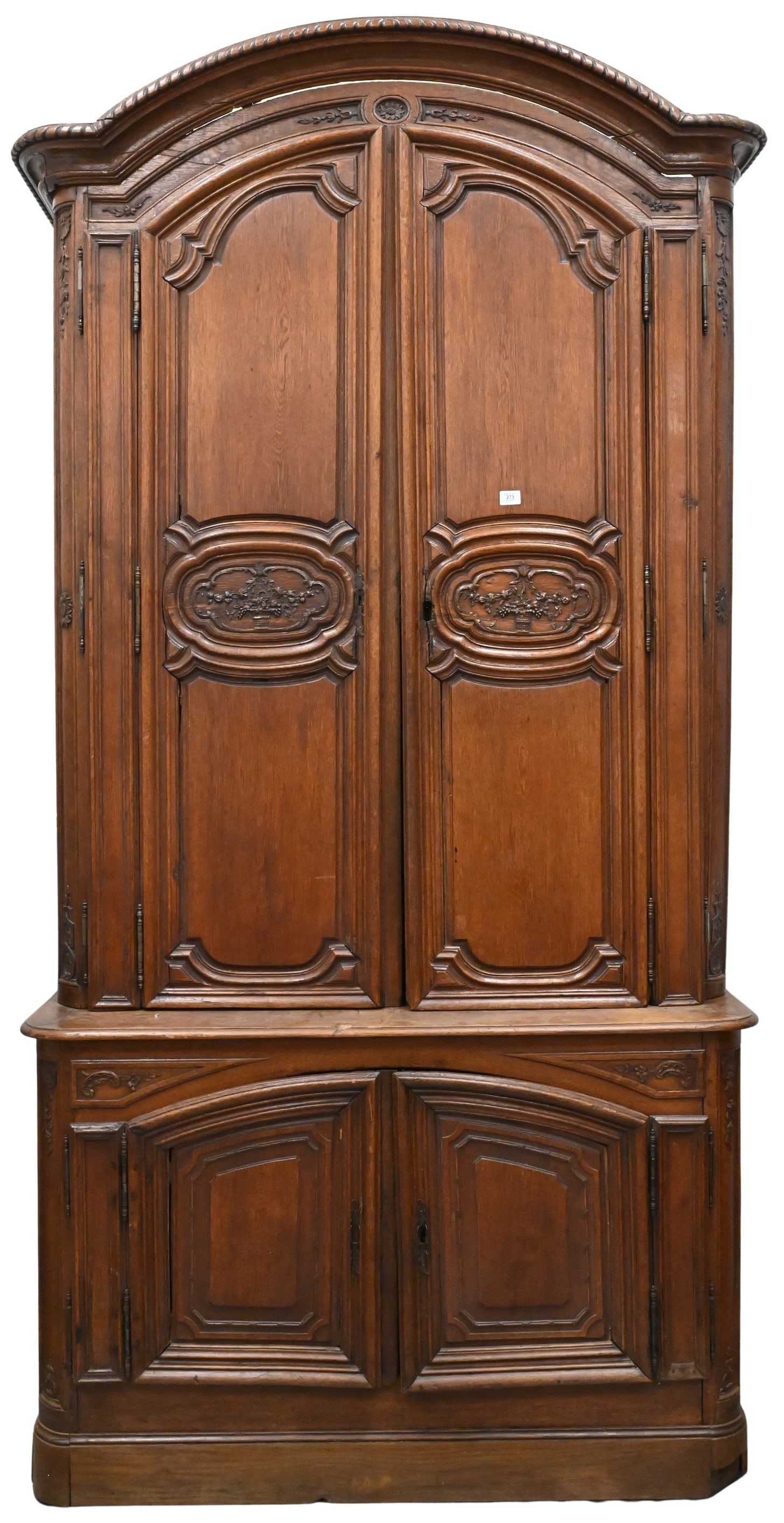 Louis XV Walnut Armoire (1 of 7)