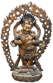 Bronze Gilt Figure of Mahakala