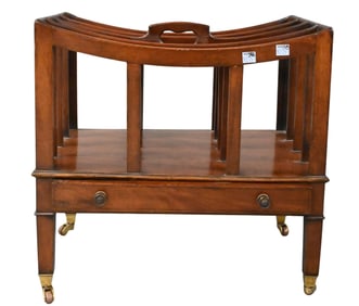 George II Mahogany Canterbury