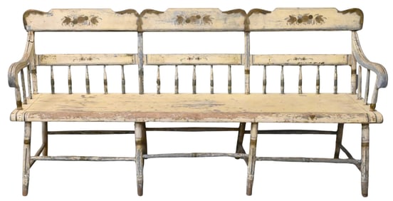 Windsor Bench in Old Dry Paint