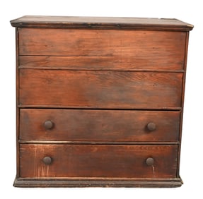 Queen Anne Blanket Chest with Lift Top