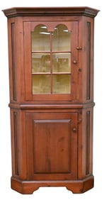 Primitive Style Corner Cupboard