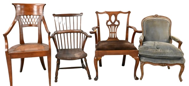 Lot of Four Armchairs