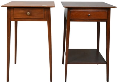 Two Mahogany Federal Style Stands