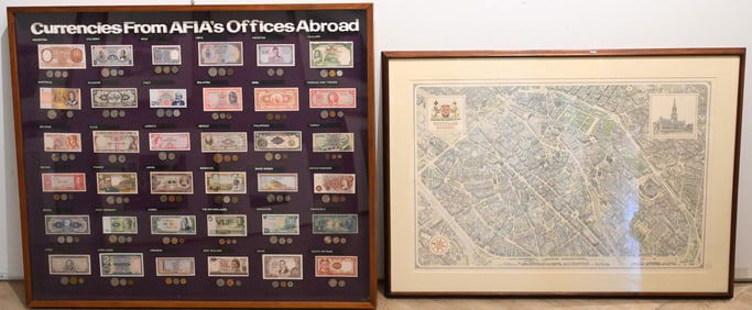 Two Large Framed Pieces