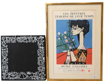 Two Decorative Modern Art Pieces