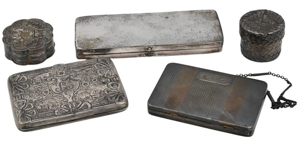 Five Piece Sterling Silver Group