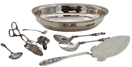 Group of Continental Silver