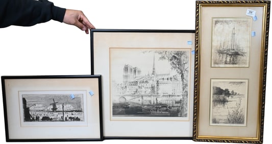 Three Piece Etching Group