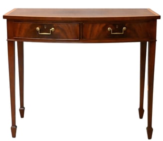 William Tillman Sheraton Style Mahogany Bow Front Server