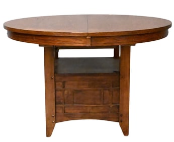 Round Oak Dining Table