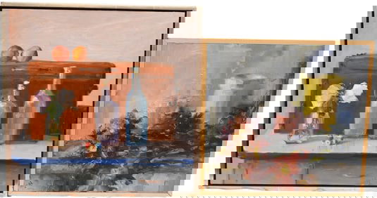 Two Framed Still Lifes