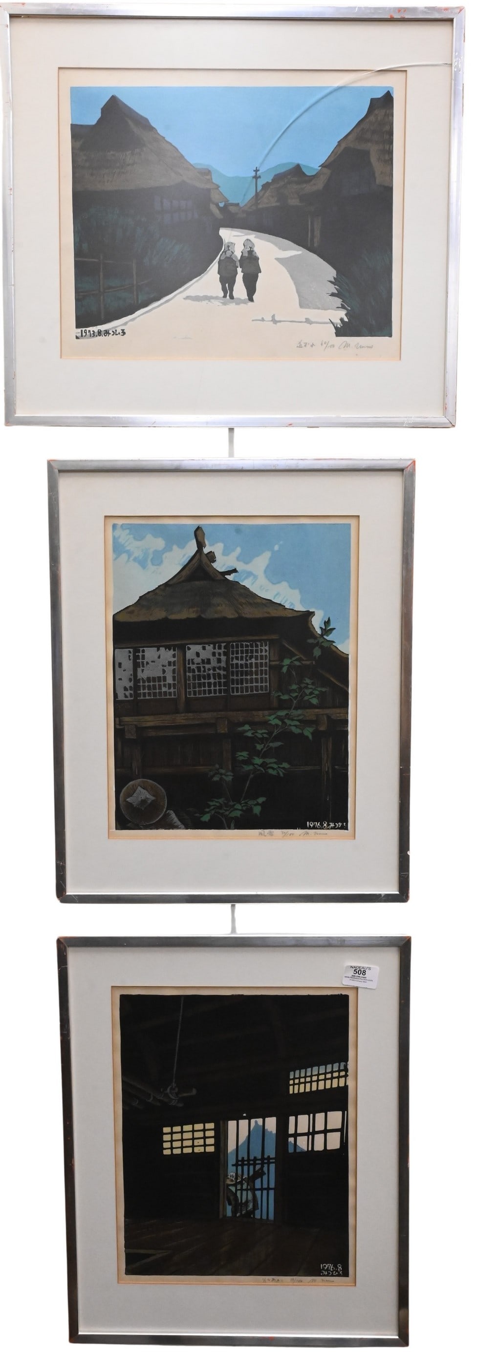 Four Piece Group of Framed Engravings (1 of 6)