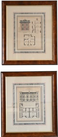 Seven: Framed Architecture Etchings