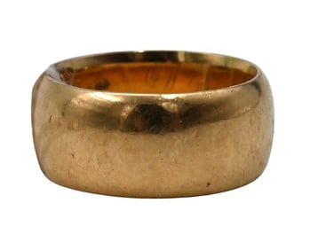18K Yellow Gold Wedding Band