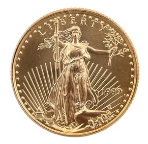 1999 American Eagle 1/4 T.O.Z. .999 Fine Gold