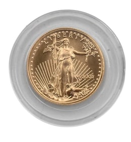 Gold Eagle .999 Fine 1/10 T.O.Z.