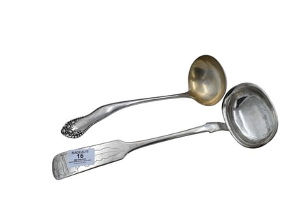 Two Silver Ladles