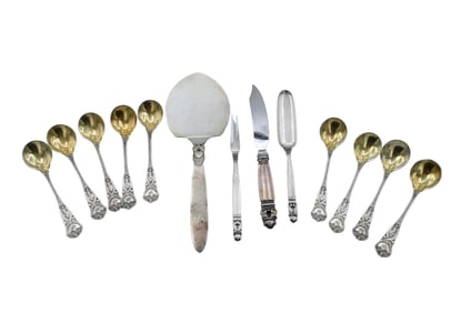 Tiffany and Georg Jensen Sterling Silver Lot