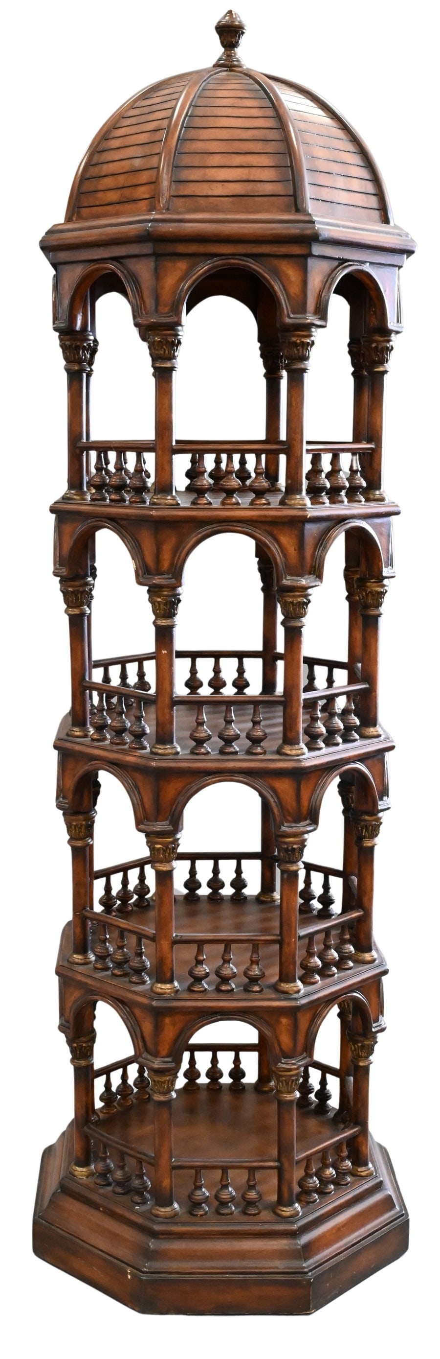 Contemporary Octagon Etagere (1 of 4)