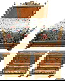 Three Piece Baroque Style Bedroom Set