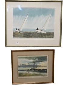Three Framed Nautical Pieces