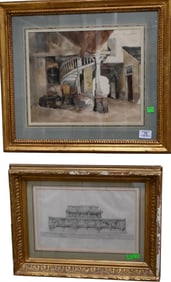 Two Framed Architectural Studies