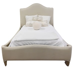 Contemporary Upholstered Queen Size Bed