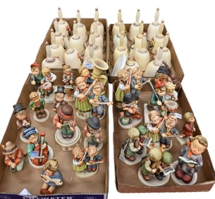 Group of 44 Hummel Figures and Annual Bells