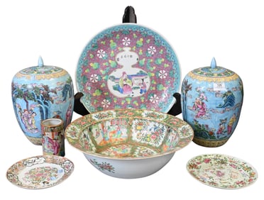 Eight Piece Chinese Group