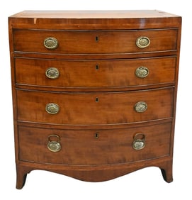 George III Bowed Front Chest