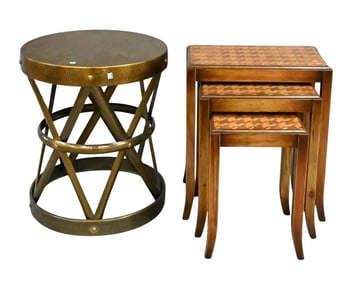 Two Piece Contemporary Furnishings Lot