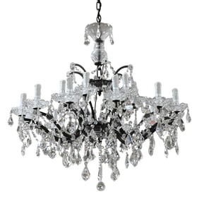 18 Light Crystal Chandelier