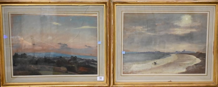 Pair of Late 19th Century Framed Landscapes