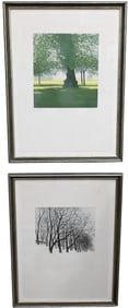 Set of Three Paul Bisson (British B. 1938) Framed Seasons